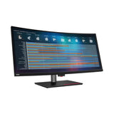 Lenovo ThinkVision P40w-20 39.7 ", IPS, WUHD, 21:9, 4 ms, 300 cd/m², Black, Ethernet port, 75 Hz, 1x Thunderbolt 4 cable (40Gbps