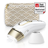 Braun IPL Epilator Silk-expert Pro 5 PL 5137 Bulb lifetime (flashes) 400000, Number of power levels 10, White/Gold