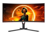 AOC CU34G3S/BK 34inch Curved monitor 1000R 3440x1440 165Hz HDMI DisplayPort Audio Out USB