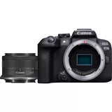 Canon D.CAM EOS R10 RF-S 18-45 IS STM EU26 Megapixel 24.2 MP, Image stabilizer, ISO 32000, Wi-Fi, Video recording, Manual, CMOS, Black