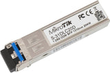 MikroTik S-31DLC20D SFP, Single-Mode Fiber, Dual LC, 10/100/1000 Mbit/s, Wavelength 1310 nm, Maximum transfer distance 20000 m, -40 to +70C