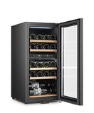 Adler Wine Cooler AD 8080 Energy efficiency class G, Free standing, Bottles capacity 24, Cooling type Compressor, Black