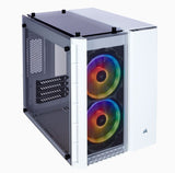 CORSAIR Crystal Series 280X RGB Tempered Glass Micro ATX PC Case White