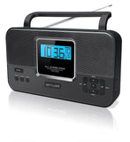 Muse M-087R Black, 2-band PLL stereo portable radio