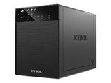 ICYBOX IB-RD3640SU3 External 4x 3.5inch USB 3.0 eSATA Host RAID 0 1 3 5 10 Black