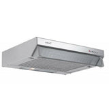 CATA Hood F-2060 X/L Conventional, Energy efficiency class C, Width 60 cm, 195 m³/h, Mechanical control, LED  E-14, Inox