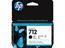 HP 712 38-ml Black DesignJet Ink Cartridge