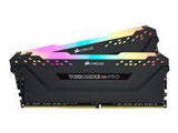 CORSAIR 16GB RAMKit 2x8GB DDR4 3200MHz 2x288DIMM Unbuffered 16-18-18-36 Vengeance RGB Pro Black Heat Spreader RGB LED 1.35V XMP2.0