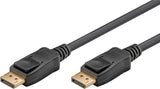 Goobay DisplayPort connector cable 2.0 58534 Black, DP to DP, 2 m