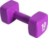 Pure2Improve P2I201460 Dumbbells, 1 pcs, 10 kg, Purple, Neoprene