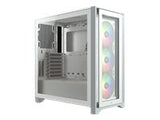 CORSAIR iCUE 4000X RGB Tempered Glass Mid-Tower White case