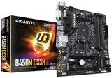 Mainboard|GIGABYTE|AMD B450|SAM4|MicroATX|Memory DDR4|Memory slots 4|1xPCI-Express 2.0 1x|1xPCI-Express 2.0 4x|1xPCI-Express 3.0 16x|1xM.2|1xDVI-D|1xHDMI|2xAudio-In|1xAudio-Out|4xUSB 2.0|4xUSB 3.1|1xPS/2|1xRJ45|B450MDS3H1.1