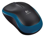 LOGITECH M185 Wireless Mouse - BLUE - EER2