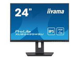 IIYAMA XUB2495WSU-B5 24.1inch ETE WUXGA IPS-panel 300cd/m2 VGA HDMI DisplayPort 5ms Speakers 15cm Height adj. Stand