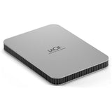 LACIE Mobile Drive HDD USB-C 5TB 2.5inch Moon Silver with USB-C cable