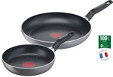 TEFAL C2739053 Super Start Set of 2 Frying, Diameter 20 / 26 cm, Suitable for induction hob