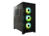 CORSAIR iCUE 4000X RGB Tempered Glass Mid-Tower Black case