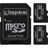 MEMORY MICRO SDHC 32GB UHS-I/2PACK SDCS2/32GB-2P1A KINGSTON