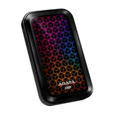 External SSD|ADATA|SE770G|512GB|USB 3.2|Write speed 800 MBytes/sec|Read speed 1000 MBytes/sec|ASE770G-512GU32G2-CBK