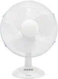 Tristar VE-5978 Desk Fan, Number of speeds 3, 45 W, Oscillation, Diameter 40 cm, White