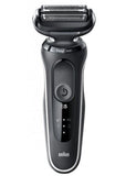 Braun Shaver 50-W1600s Cordless, Charging time 1 h, Lithium Ion, Number of shaver heads/blades 3, Black/White, Wet & Dry