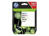 HP 364 original CMYK Ink cartridge N9J73AE Combo 4-Pack Standard Capacity