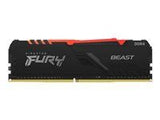 KINGSTON 16GB 3200MHz DDR4 CL16 DIMM 1Gx8 FURY Beast RGB