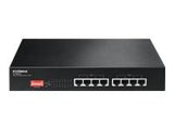 EDIMAX ES-1008P V2 8x 10/100 PoE+ Switch 802.3at/af 130W budget 30W/port DIP Switch