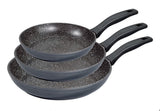 Stoneline Pan set of 3 6882 Frying, Diameter 16/20/24 cm, Suitable for induction hob, Fixed handle, Grey