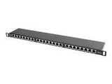 LANBERG PPS5-0024-B Patch Panel 24 port 0.5U cat. 5e shielded black