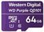 WD Purple 64GB Surveillance microSD XC Class - 10 UHS 1