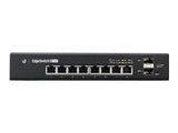 UBIQUITI ES-8-150W 8-port + 2xSFP Gigabit PoE switch 24V/48V 802.3af/802.3at