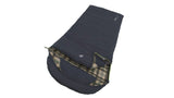 Outwell  Camper Lux  "R", Sleeping Bag,  235 x 90 cm, 2 way open - auto lock, L-shape, Deep Blue