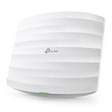 TP LINK 300Mbps Wireless N Ceiling Mount Access Point Qualcomm 300Mbps at 2.4GHz 802.11b/g/n 1 10/100Mbps LAN 802.3af PoE Supported