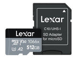 MEMORY MICRO SDXC 512GB UHS-I/W/A LMS1066512G-BNANG LEXAR