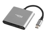 NATEC multi port Fowler USB-C pd. USB 3.0. HDMI 4K