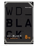 WD Desktop Black 8TB HDD 7200rpm 6Gb/s serial ATA sATA 128MB cache 3.5inch intern RoHS compliant Bulk