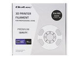 QOLTEC Professional filament for 3D printing PLA PRO 1.75mm 1 kg Black