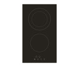 Simfer Hob H3.020.DECSP Vitroceramic, Number of burners/cooking zones 2, Touch control, Black