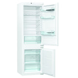 Gorenje Refrigerator NRKI4182E1 Energy efficiency class F, Built-in, Combi, Height 177 cm, No Frost system, Fridge net capacity 180 L, Freezer net capacity 68 L, Display, 39 dB, White