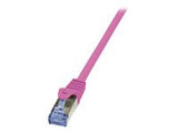 LOGILINK CQ3049S LOGILINK -Patch Cable Cat.6A 10G S/FTP PIMF PrimeLine pink 1,5m