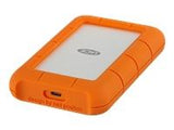 LACIE RUGGED 5TB 2.5inch USB-C USB3.0 Drop crush and rain resistant for all terrain use orange No data cable