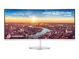 LCD Monitor|SAMSUNG|34"|Curved/21 : 9|3440x1440|21:9|100Hz|4 ms|Speakers|Height adjustable|Tilt|Colour White|LC34J791WTPXEN