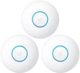 UBIQUITI UAP-nanoHD-3 Access Point NanoHD Indoor 2.4GHz/5GHz AC Wave 2 4x4 MIMO 3er Pack no POE injector