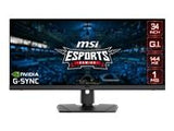 LCD Monitor|MSI|OPTIX MPG341QR|34"|Gaming/21 : 9|Panel IPS|3440x1440|21:9|144Hz|Matte|1 ms|Swivel|Height adjustable|Tilt|Colour Black|OPTIXMPG341QR