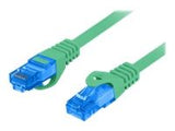 LANBERG patchcord cat.6A FTP LSZH CCA 1.5m green