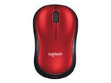 LOGITECH M185 Wireless Mouse - RED - EER2