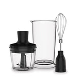 TEFAL Blender Quickchef 3-in-1 HB656838 Hand Blender, 1000 W, Number of speeds 20, Turbo mode, Chopper, Black