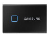 SAMSUNG Portable SSD T7 Touch 2TB external USB 3.2 Gen.2 metallic black