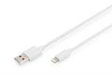 Digitus Charger/data cable USB-A to Lightning, 1 m